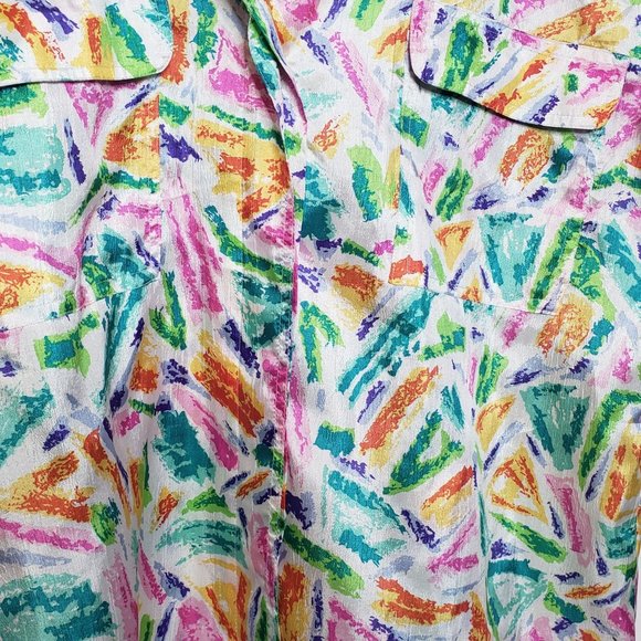 Vintage Notations Button Up Shirt New With Tags 16 - Picture 5 of 6